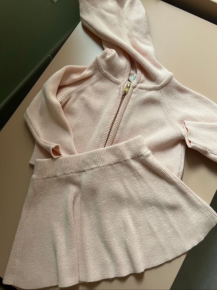 Ensemble jupe et veste bébé