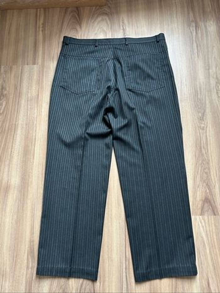 Pantalon de costume gris à rayures Homme Tout Simplement Tailles 48-50 - photo numéro 6