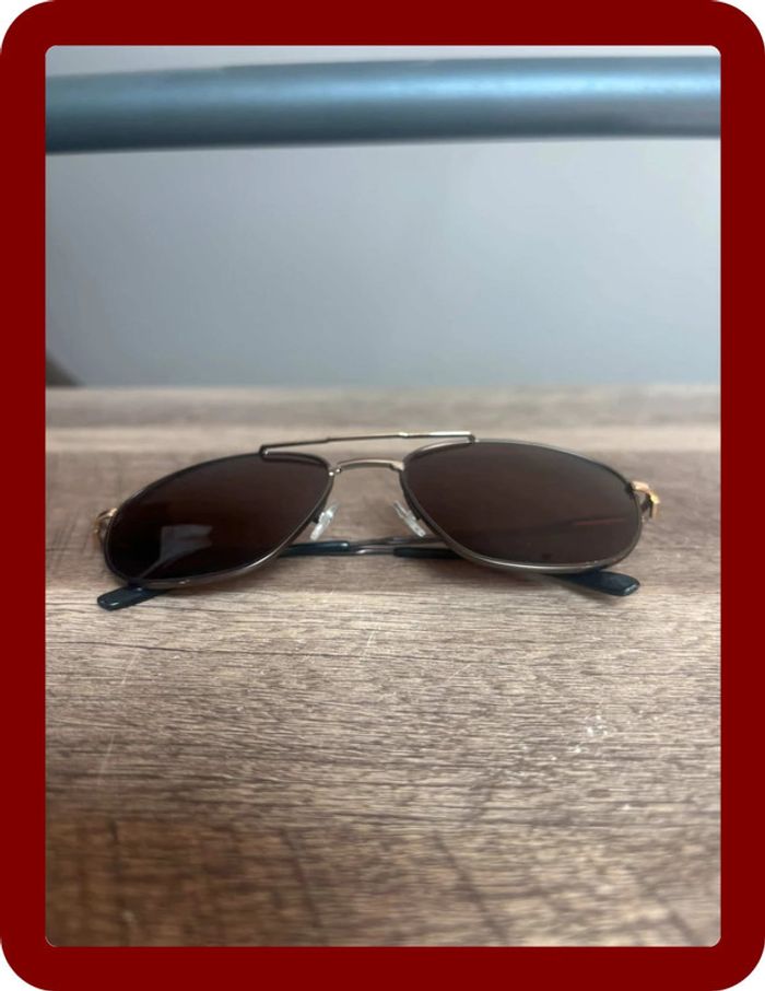 Lunette de soleil Jean Patou modèle aviateur 2000’ branche fine - photo numéro 12