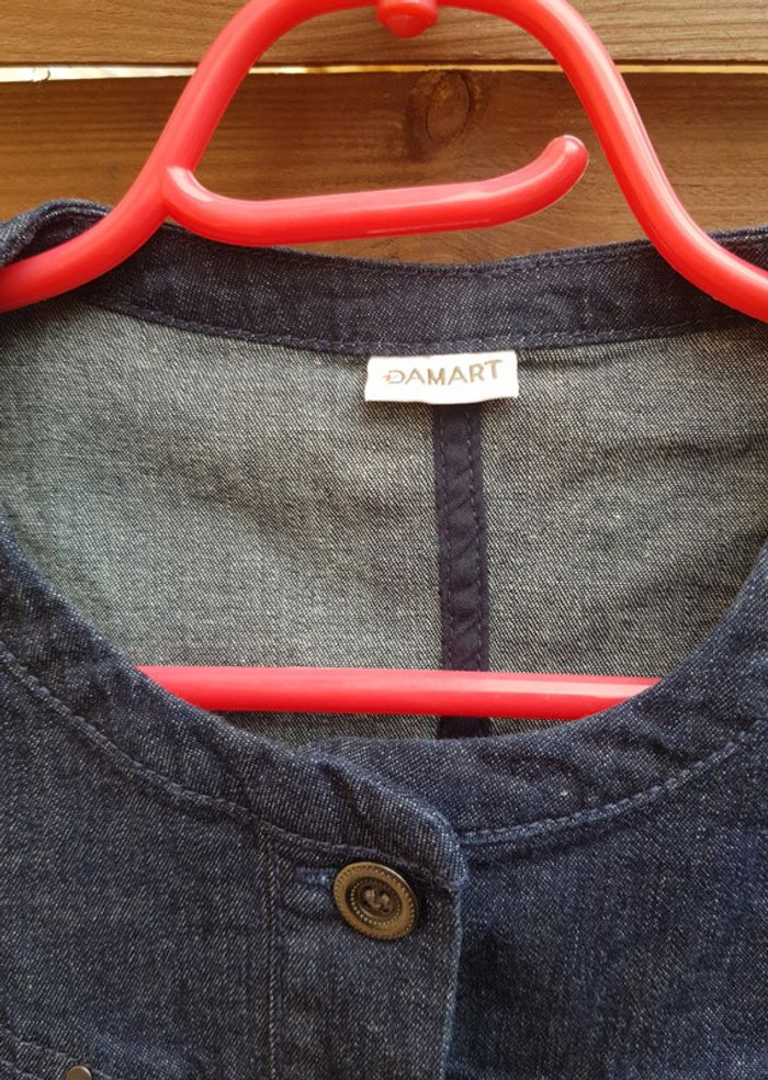 Veste femme jean en coton - photo numéro 10
