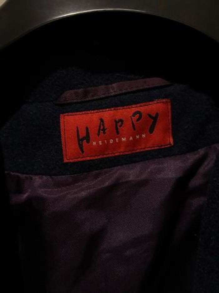 Veste vintage “HAPPY HEIDEMANN” en laine – pièce rare & stylée 🧵✨ - photo numéro 5