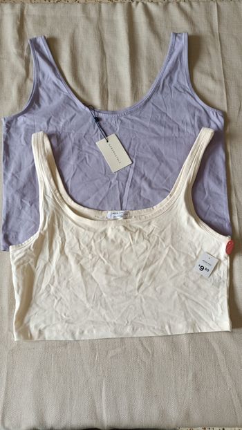 Lot de 2 crop tops – Taille XL – Neufs