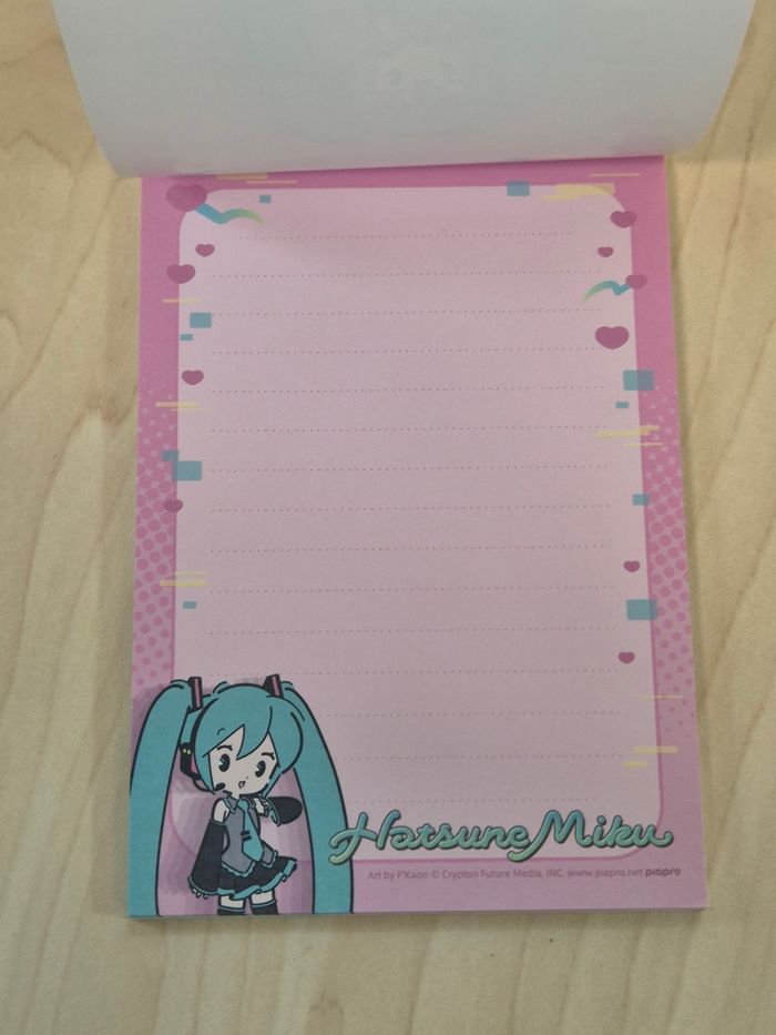 Bloc memo Hatsune Miku - photo numéro 3