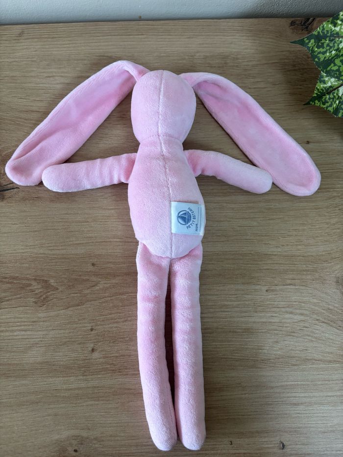 Doudou lapin rose petit bateau - photo numéro 3
