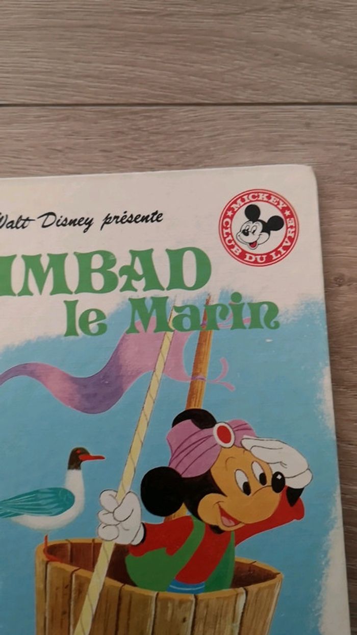 Livre simbad le marin Disney mickey le club du livre - photo numéro 2