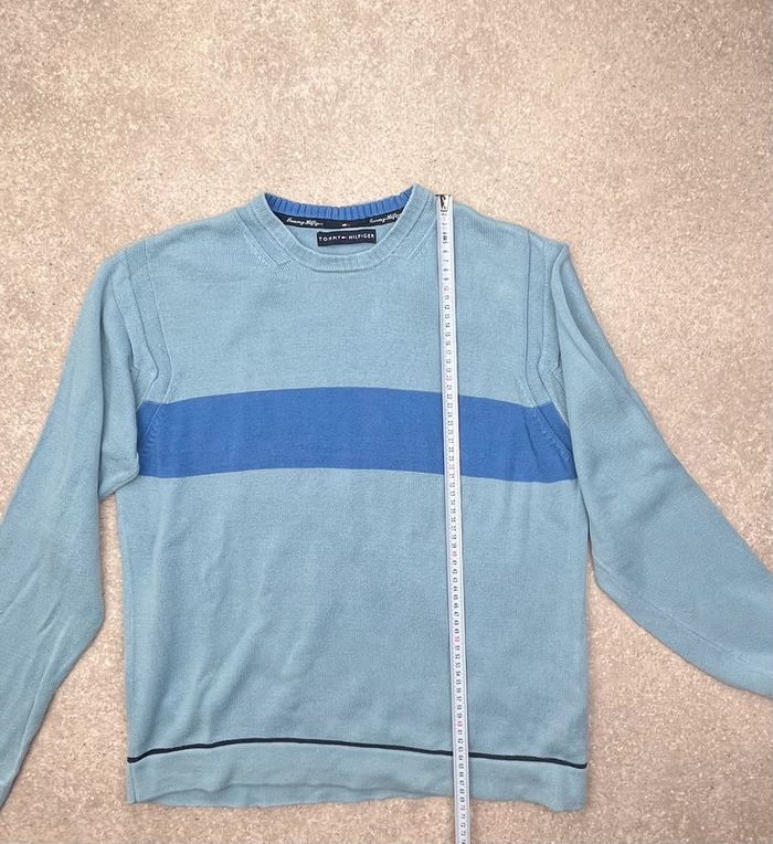 🧥 Pull bleu Tommy Hilfiger taille M coton 🧥 - photo numéro 7