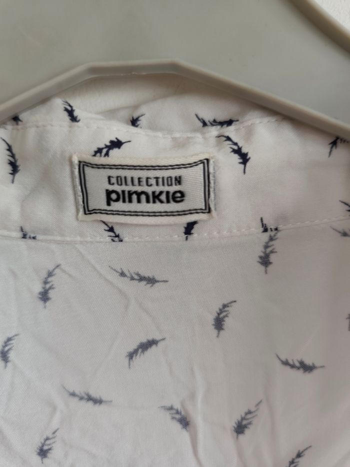 Chemise blanche imprimée plumes – Taille S – Pimkie - photo numéro 2