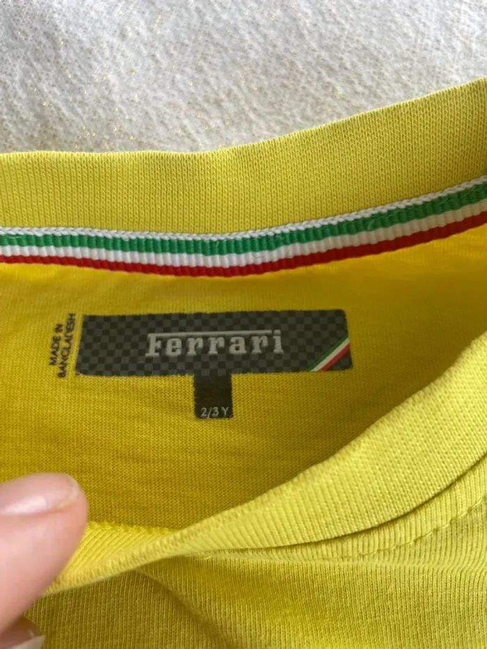 T-shirt Ferrari, 2-3 ans - photo numéro 5
