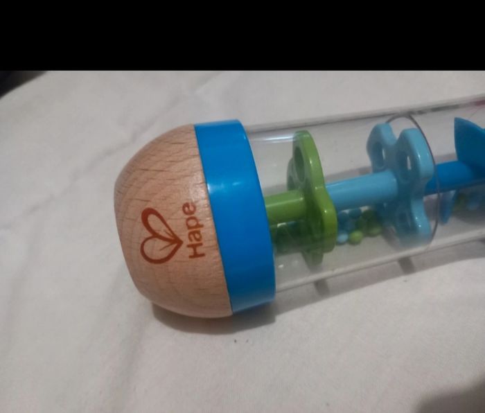 Jouets d'éveil (bâton de pluie et livre en tissus) - photo numéro 6