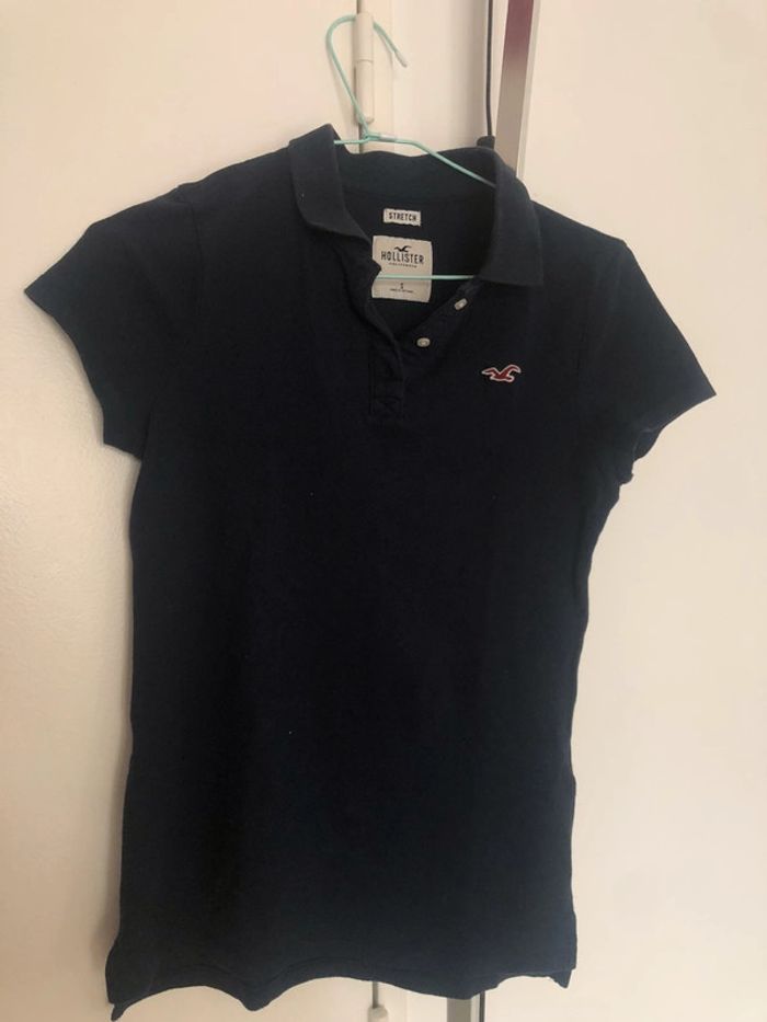 Polo femme beu marine Hollister - photo numéro 2
