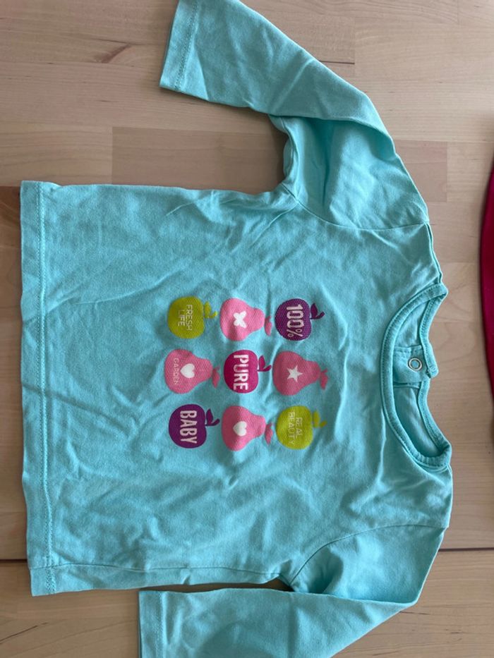 Lot de 12 tee shirts ML 12 mois fille - photo numéro 6