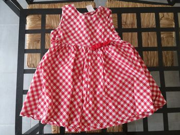 Robe à carreau rouge