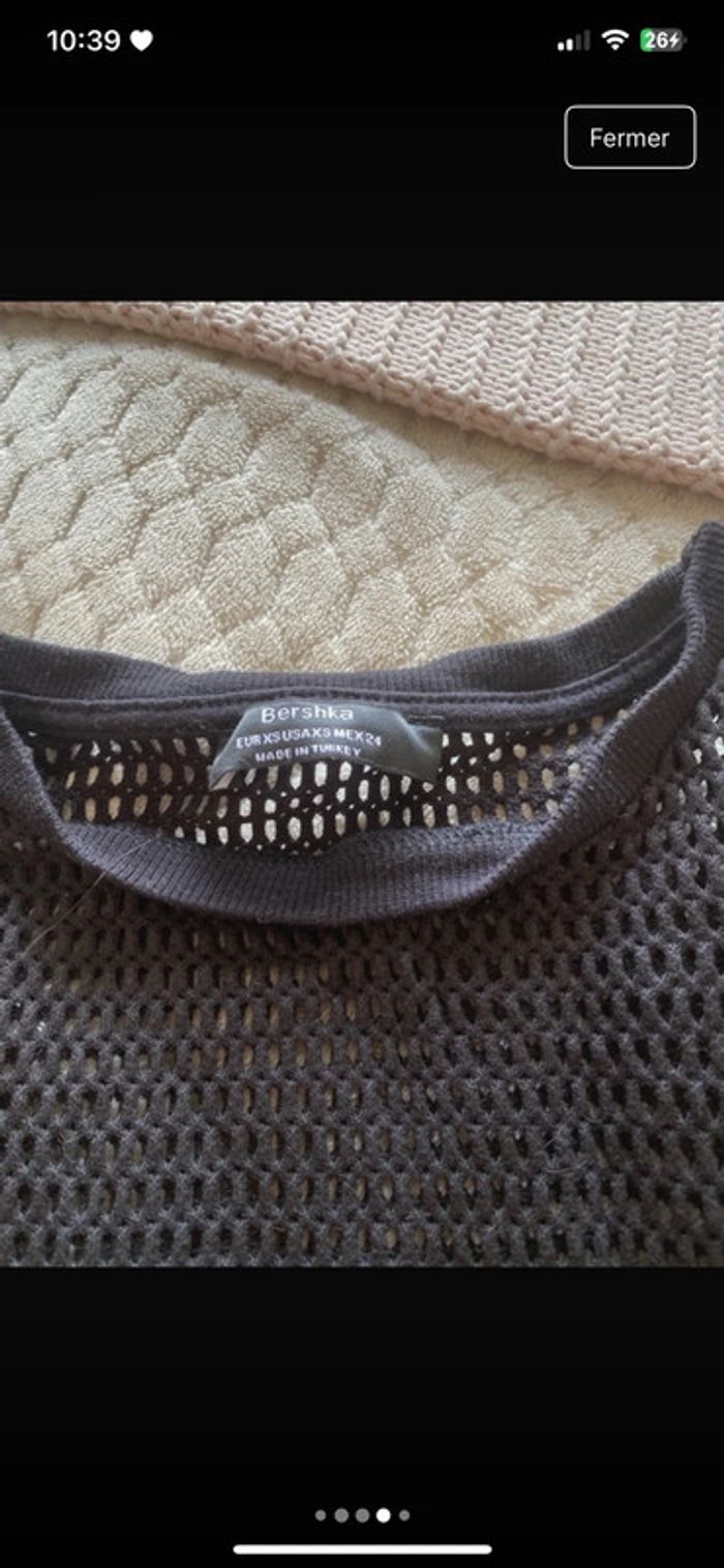 Lot de deux top Bershka, taille 34 - photo numéro 4