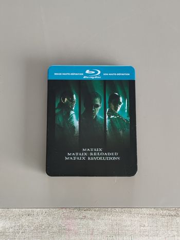 Coffret Blu-ray Trilogie Matrix - Très bon état