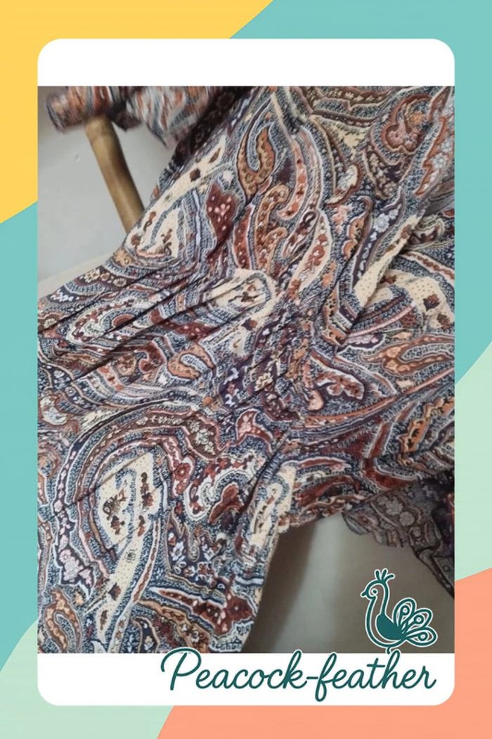 Robe longue marron TU l'effet péi - photo numéro 8
