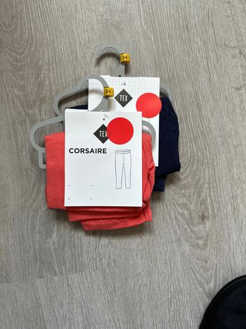 Lot de 2 corsair fille 3-4 ans tex