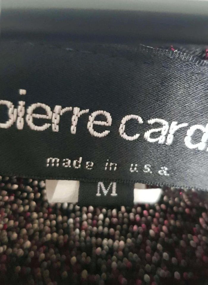 Pull coton fibre métallique pierre cardin taille 38 - photo numéro 6