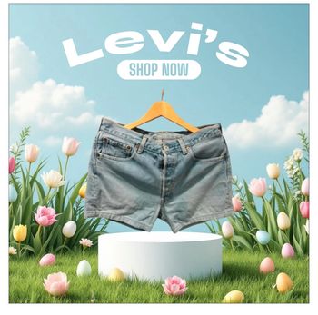Short en jean Levi’s femme - Taille 33 vintage