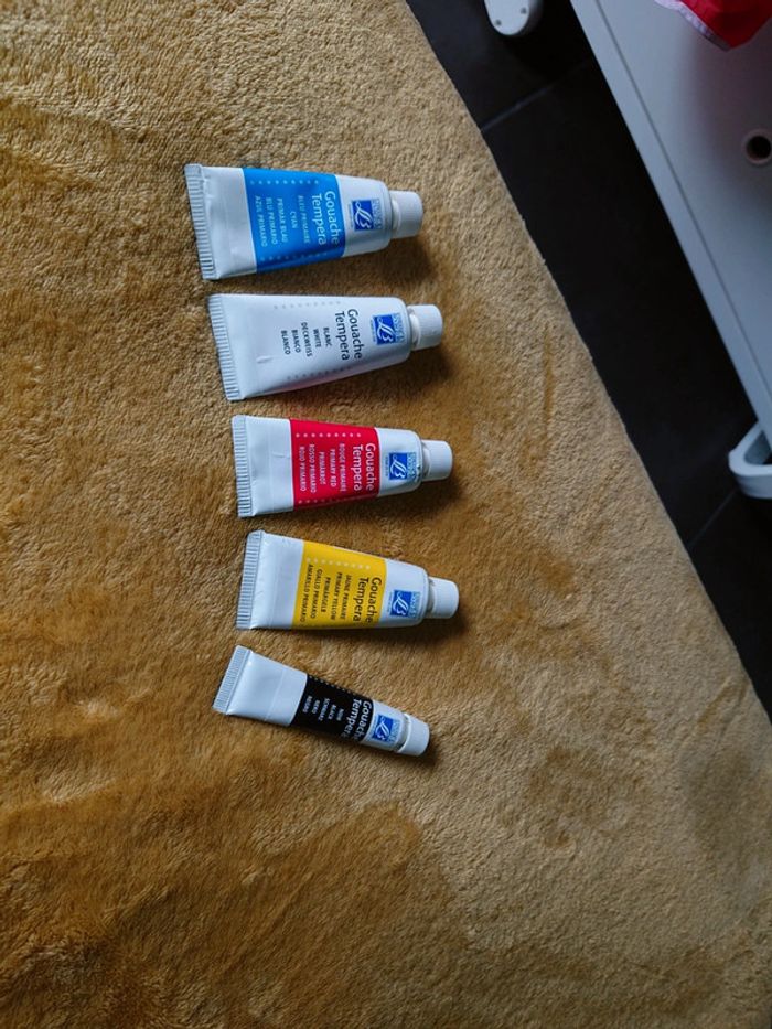 Pack gouache couleur primaire
