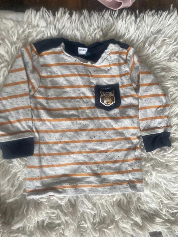 Maillot manches longues 3/6 mois