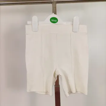 Short cycliste blanc Balzac Paris Gémo - 12 ans - Coton bio A584