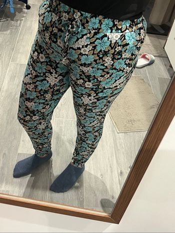 Pantalon fluide fleuri