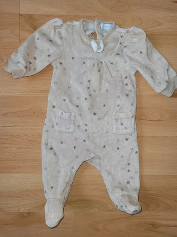 Pyjama 1 pièce tex 1 mois