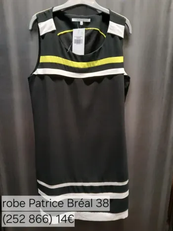 252866 Robe noire femme 38 breal