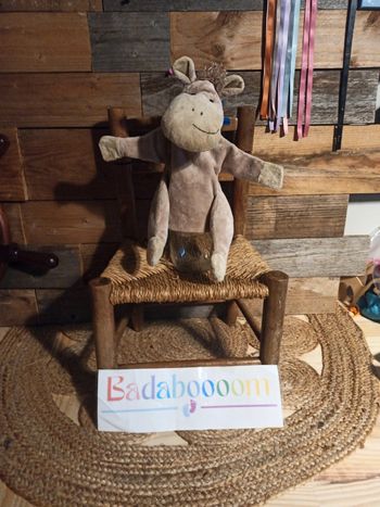 Peluche marionnette âne Ploni tbe