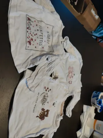 3 t-shirts 1-3mois