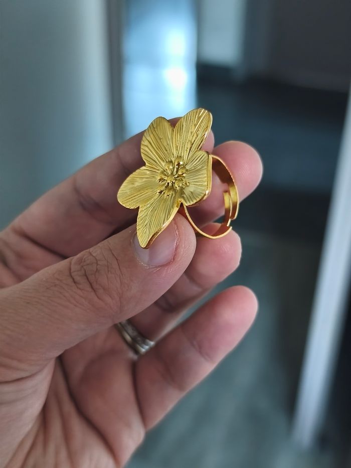 Bague fleur - photo numéro 2