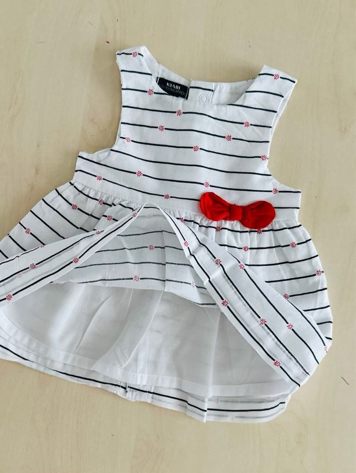 Robe été bébé fille - Kiabi - taille 1 mois 53/55 cm - photo numéro 3