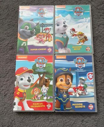 Lot de dvd Paw patrol la patte patrouille