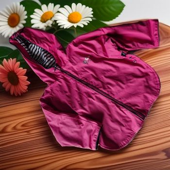 Superbe veste-poncho imperméable et polaire