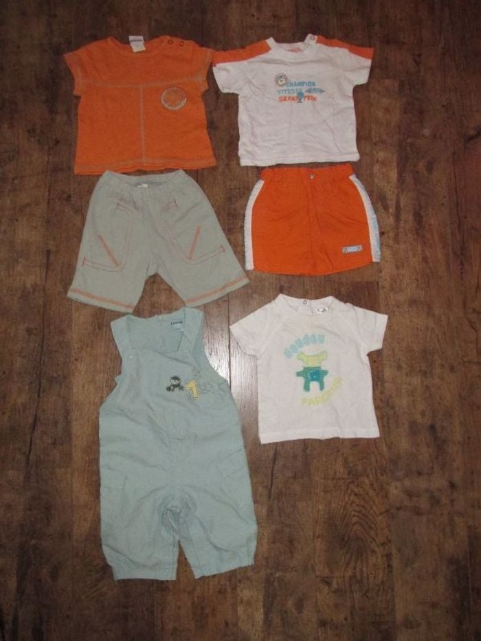 lot vêtements été 6 mois pour garçon