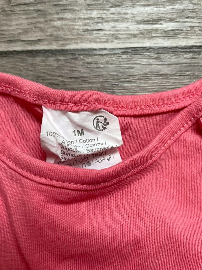 Tshirt manches courtes Kiabi 1 mois - photo numéro 2