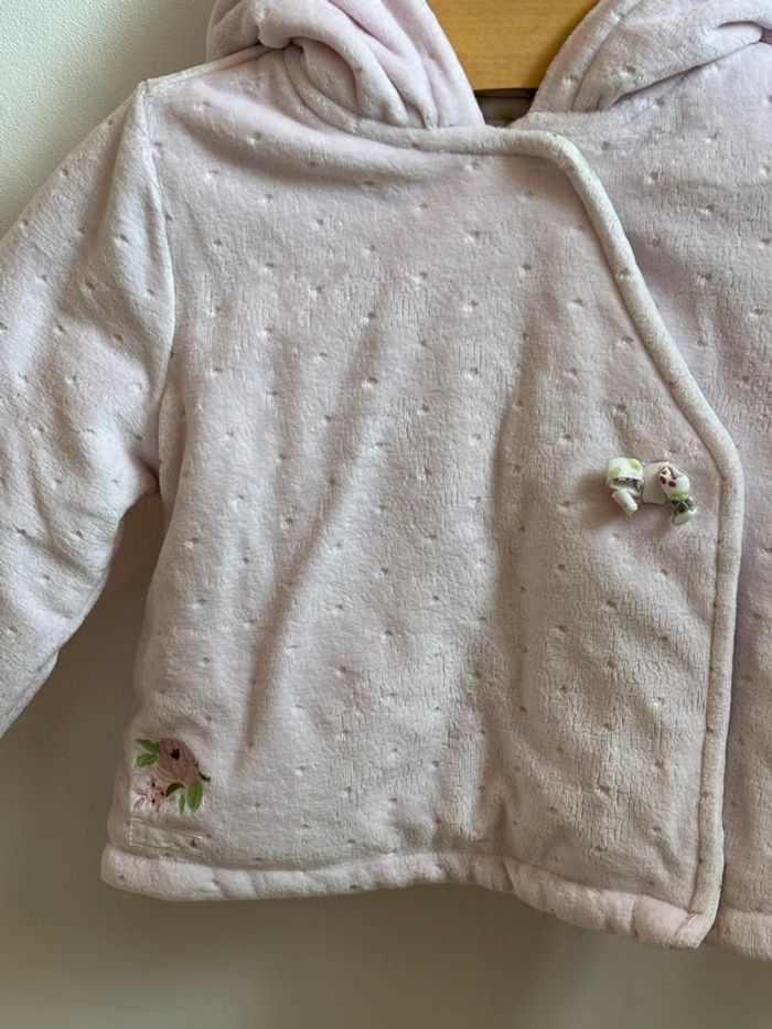 Manteau chaud rose pastel 6 mois Sergent Major - photo numéro 3
