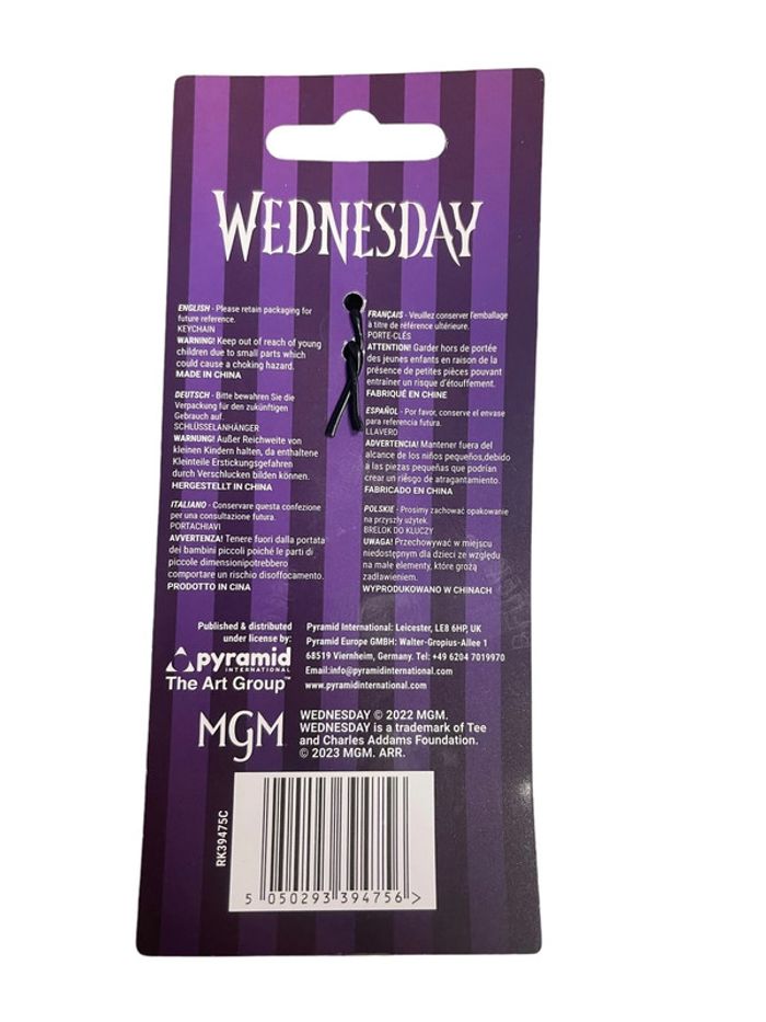 Porte clés Wednesday / Mercredi The Pyramid International neuf - photo numéro 2
