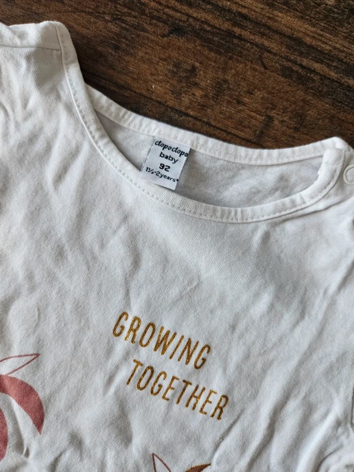 T-shirt bébé fille 2 ans 92cm - photo numéro 2