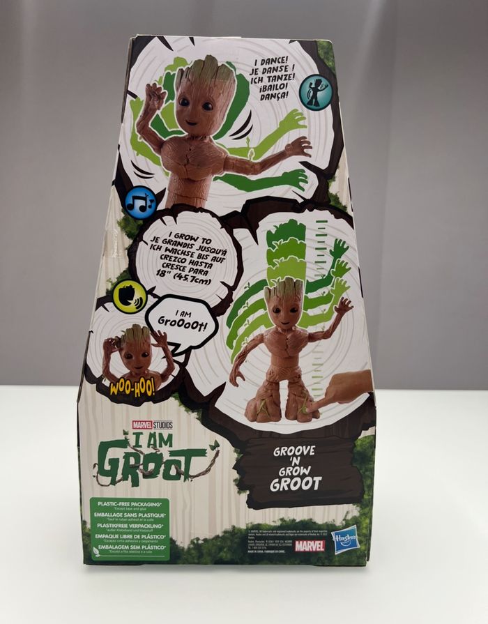 Hasbro Marvel Studios I Am Groot Groove N Grow Groot Disney - photo numéro 2