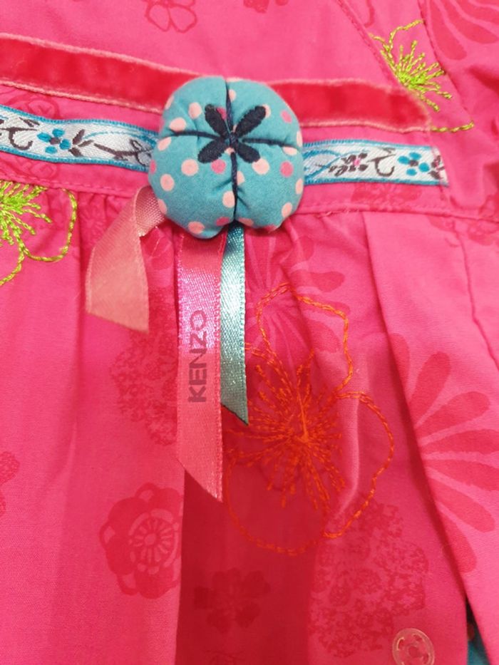 Robe doublée coton Kenzo 9 mois - photo numéro 3