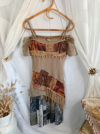 Save The Queen | Robe mesh a franges | t. S