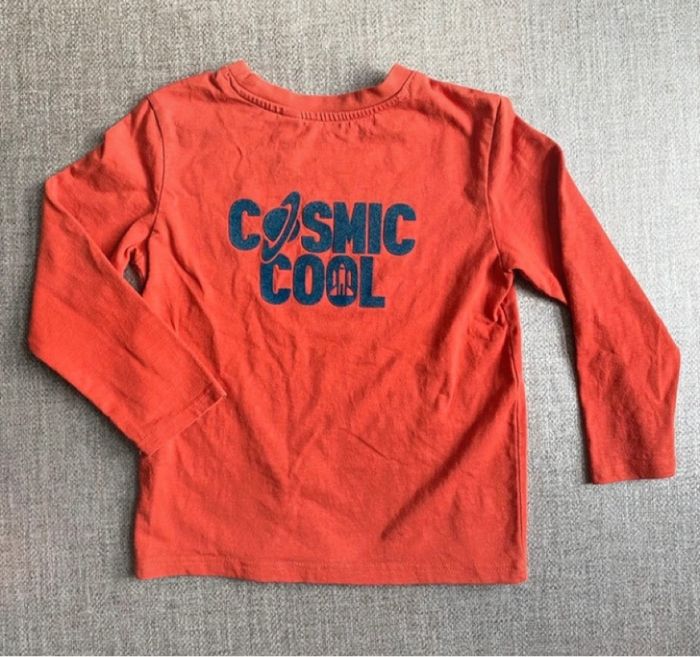 Tee-shirts manche longue okaidi garçon taille 5 ans - photo numéro 2