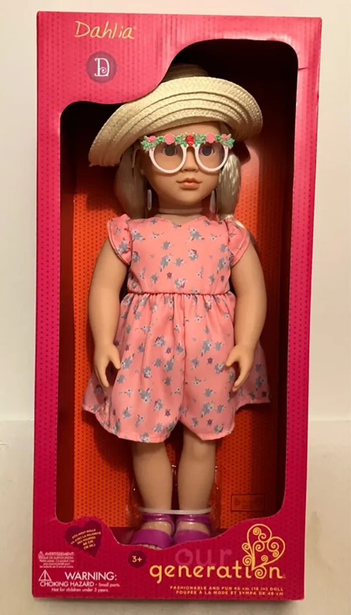 Poupée blonde dahlia