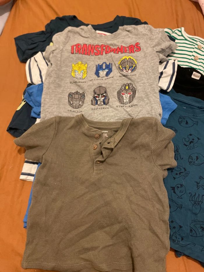 Lot 8 t-shirt manches courtes. - photo numéro 4