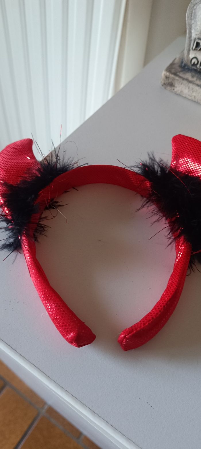 Serre Tete Demon Cosplay Halloween Enfant/Adol - photo numéro 3