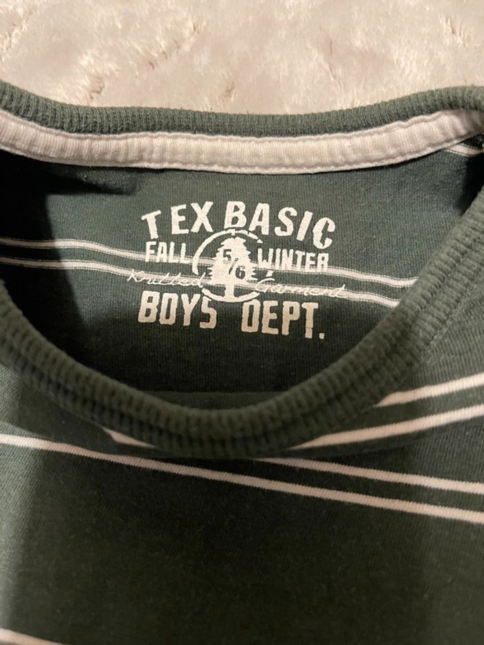 T-shirt manches longues - Tex Basic - 5/6 ans - photo numéro 2