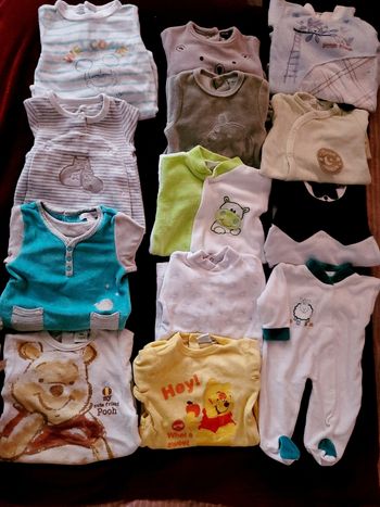Lot vêtement garçon 1 mois