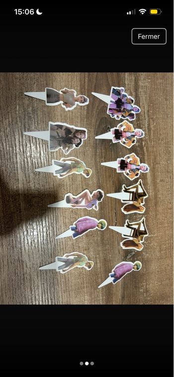 Topper cupcake K-pop