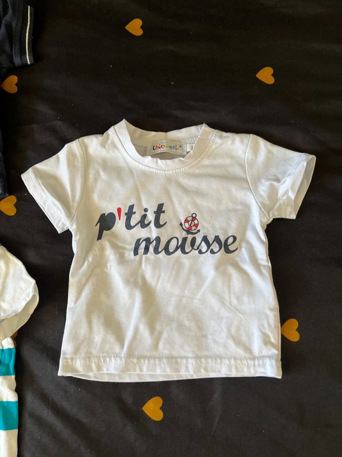 Lot t-shirt 6 mois - photo numéro 3